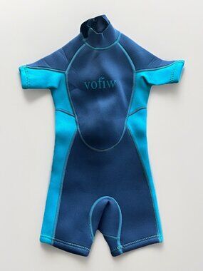 Vofiw TODDLER Kids Wetsuit Shorts Length Neoprene Wetsuit Size 2 Year Vacation
